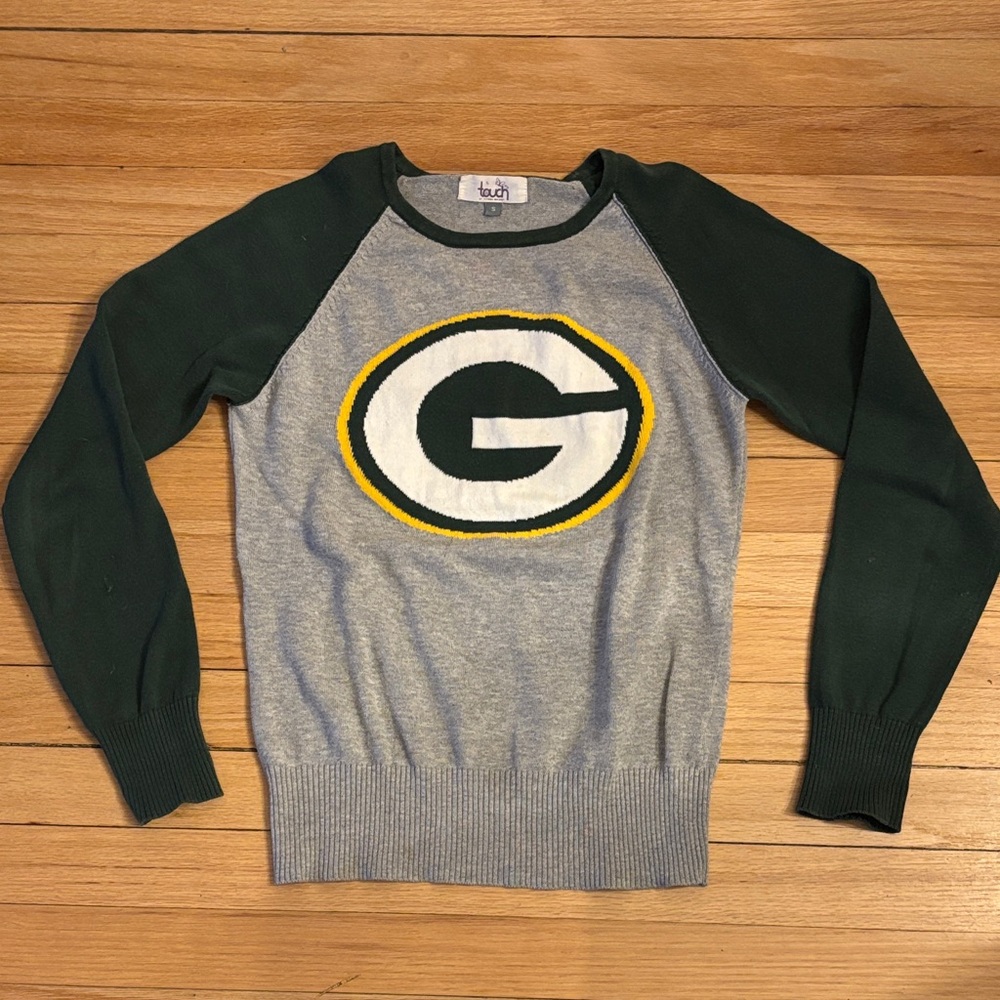 Ladies Green Bay Packers Sweater Touch by Alyssa Milano Small